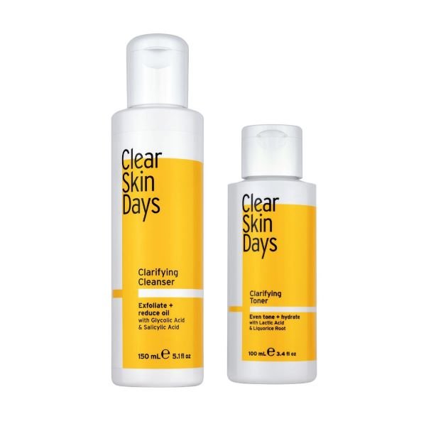 Cleanser + Toner Pore Clearing Bundle - Clear Skin Days