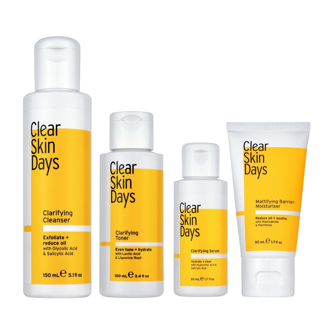 Clear Skin Days | Oily Skincare Collection | 4 full sized products for oil and blemish control