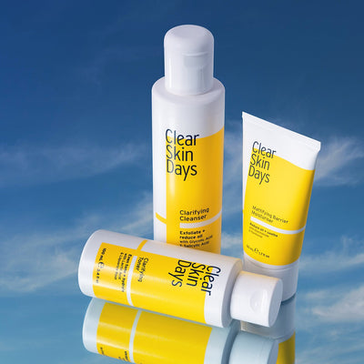 Clear Skin Days | Blemish Control Bundle For Clear, Healthy Skin | products with blue sky background